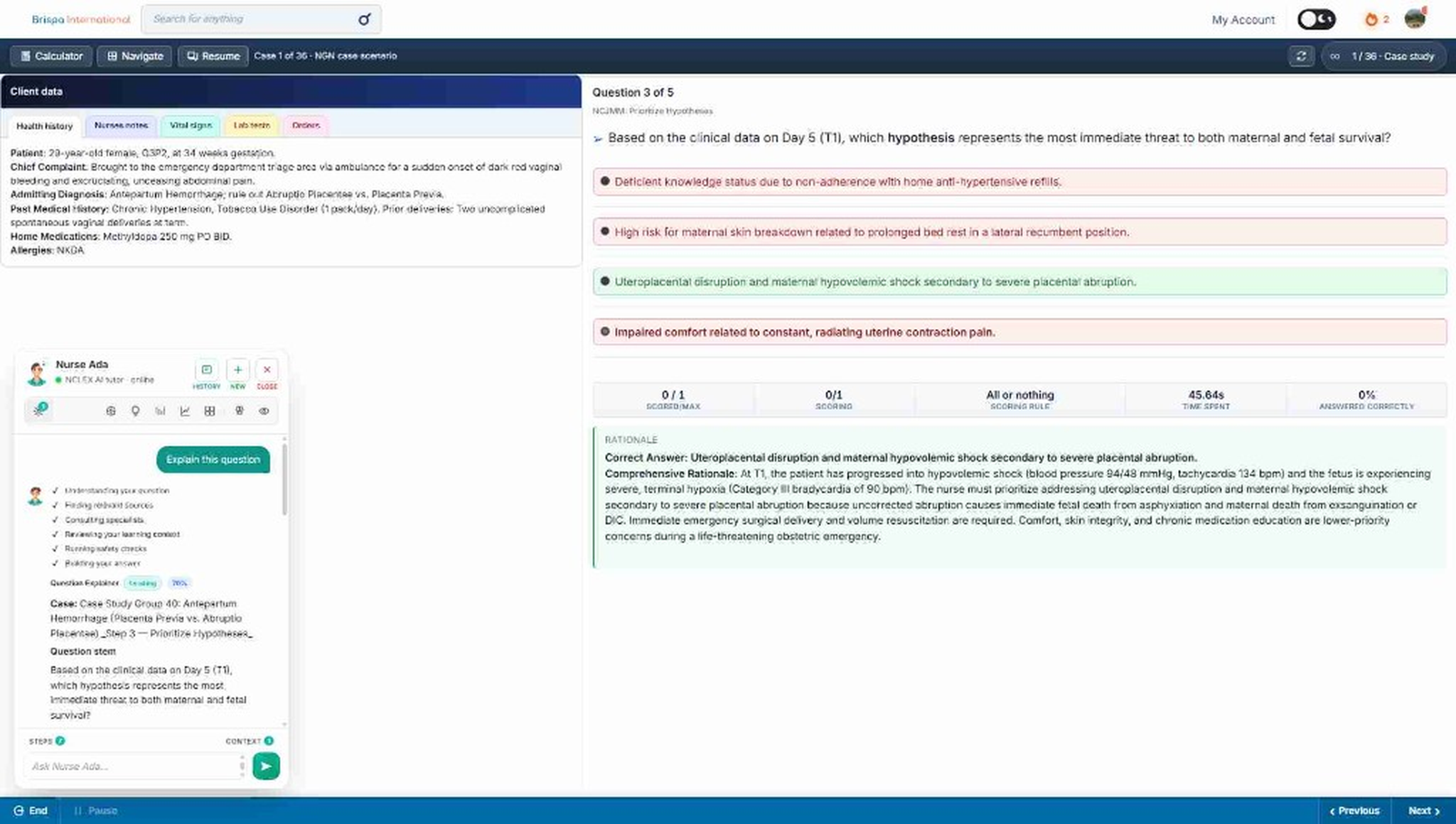 NGN Case · Prioritize Hypotheses